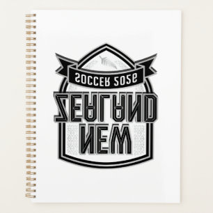 New Zealand Soccer 2026 Soccer Bold Country Typogr Planner