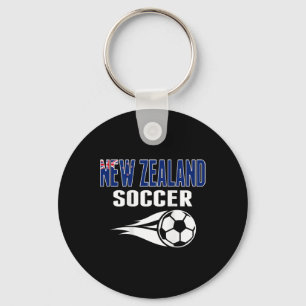 New Zealand Soccer Fans Jersey Support New Zealand Key Ring