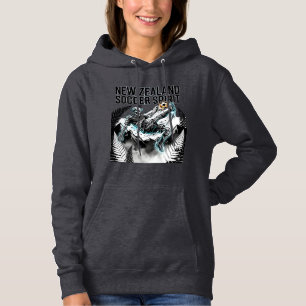 New Zealand Soccer Spirit Skeleton Striker Nations Hoodie