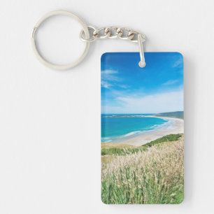 New Zealand, South Island, Catlins, Tautuku Bay Key Ring