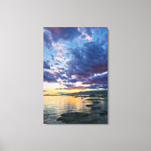 New Zealand, South Island, Kaikoura, South Bay Canvas Print