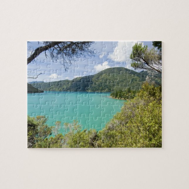 New Zealand, South Island, Marlborough Sounds. Jigsaw Puzzle (Horizontal)