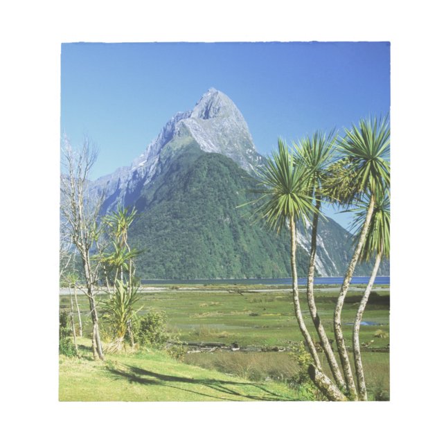 New Zealand, South Island,  Mitre Peak, Notepad (Front)