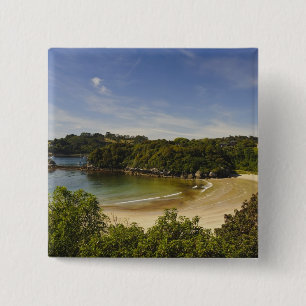 New Zealand, Southland, Stewart Island, Halfmoon 15 Cm Square Badge