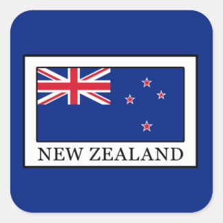 New Zealand Square Sticker