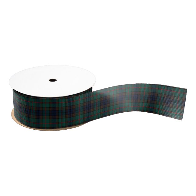 New Zealand Tartan Plaid Pattern Grosgrain Ribbon (Spool)