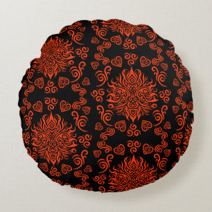 New Zealand Traditional Māori Round Cushion