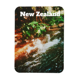 New Zealand Travel Print Magnet