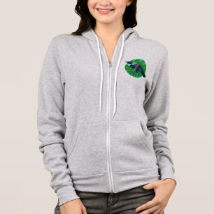 New Zealand Tui - Painting in acrylic Hoodie