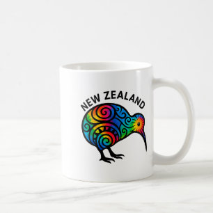 New Zealand Vacation, New Zealand Souvenirs, Kiwi  Coffee Mug