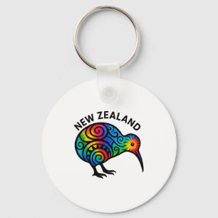 New Zealand Vacation, New Zealand Souvenirs, Kiwi  Key Ring