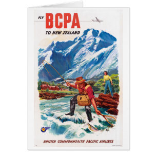 New Zealand Vintage Poster Restored
