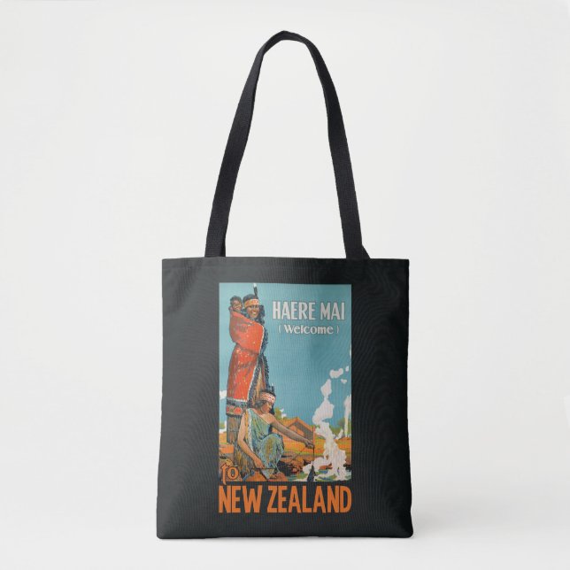 New Zealand vintage travel bags (Front)