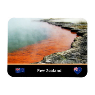 New Zealand, Wai-O-Tapu & Champagne Pool Magnet