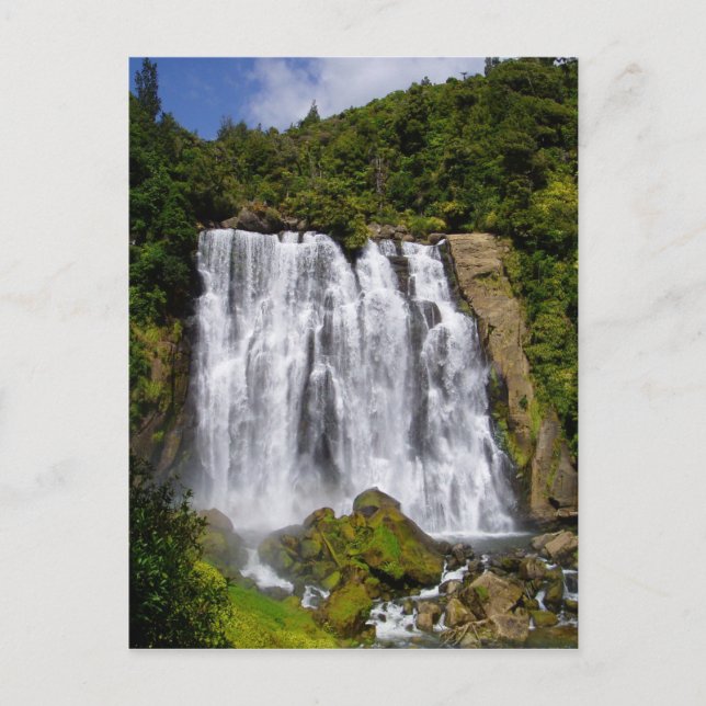 New Zealand Waterfall Postcard (Front)