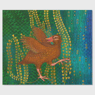 New Zealand Weka Wrapping Paper