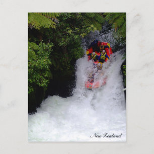 New Zealand, Wild Water Rafting / Holiday Postcard