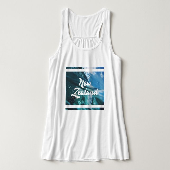 New Zealand woman's tank top (Design Front)