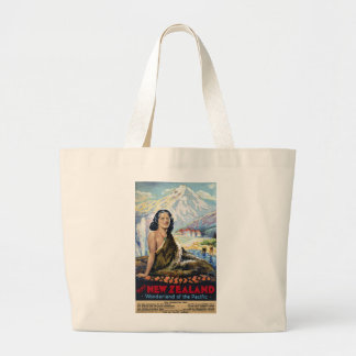 New Zealand: Wonderland of the Pacific Large Tote Bag
