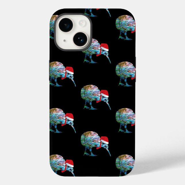 NEW ZEALAND XMAS  KIWI SIMPLE PAUA Case-Mate iPhone CASE (Back)