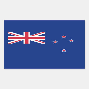 New Zealander Flag, Flag of New Zealand Rectangular Sticker