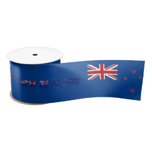 New Zealander flag Satin Ribbon