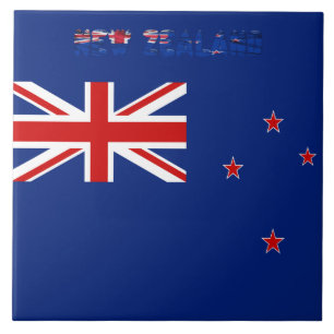 New Zealander flag Tile