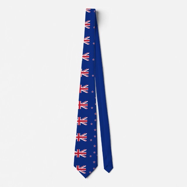 New Zealander (Kiwi) flag Tie (Front)