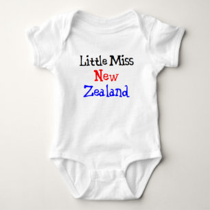 new zealander little miss baby bodysuit
