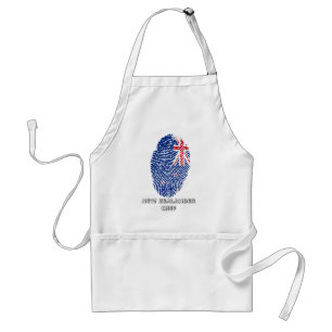 New Zealander touch fingerprint flag Standard Apron