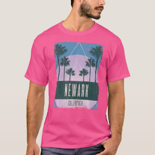 Newark California CA Vintage Vaporwave Retro 80s T-Shirt