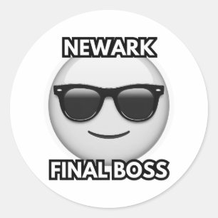 Newark Final Boss Cool Emoji Sticker