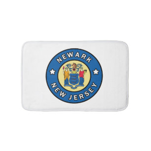 Newark New Jersey Bath Mat