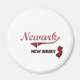 Newark New Jersey City Classic Magnet