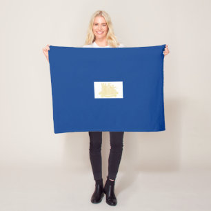 Newark (New Jersey) City Flag Fleece Blanket