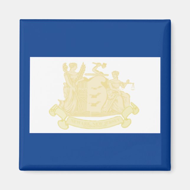 Newark (New Jersey) City Flag Magnet (Front)
