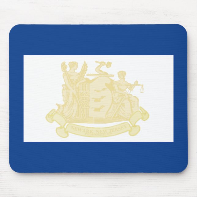 Newark (New Jersey) City Flag Mouse Pad (Front)