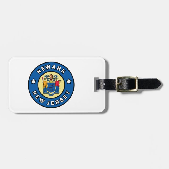 Newark New Jersey Luggage Tag (Front Horizontal)