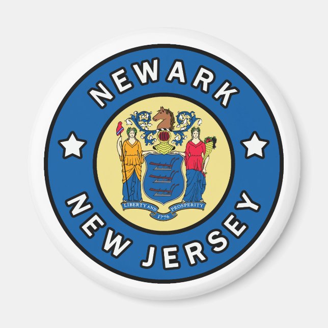 Newark New Jersey Magnet (Front)