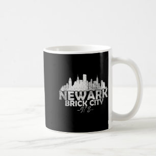 Newark New Jersey Nj Brick City Skyline Coffee Mug
