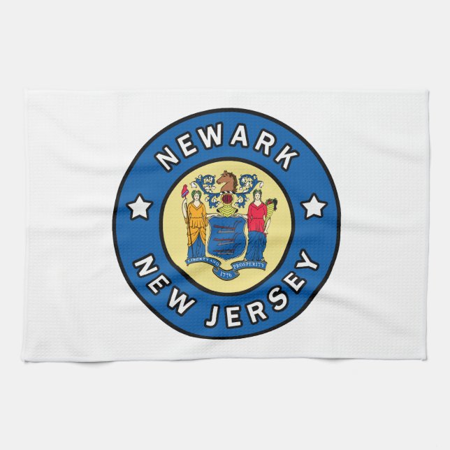 Newark New Jersey Tea Towel (Horizontal)