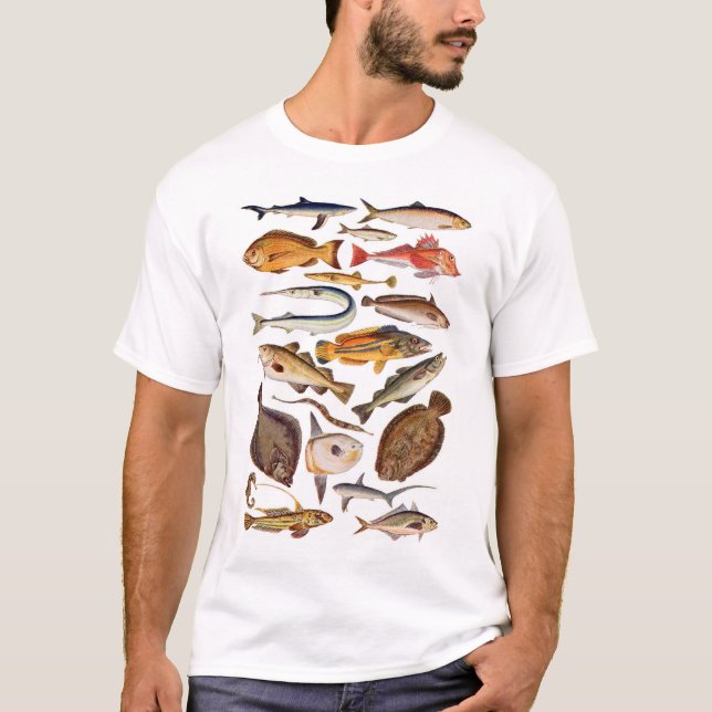 newartsweb - So Many More Fish, So Little Time T-Shirt (Front)