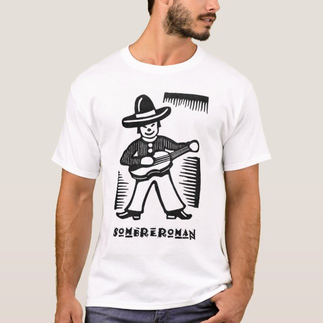 newartsweb - Sombreroman (musica picante)  T-Shirt (Front)