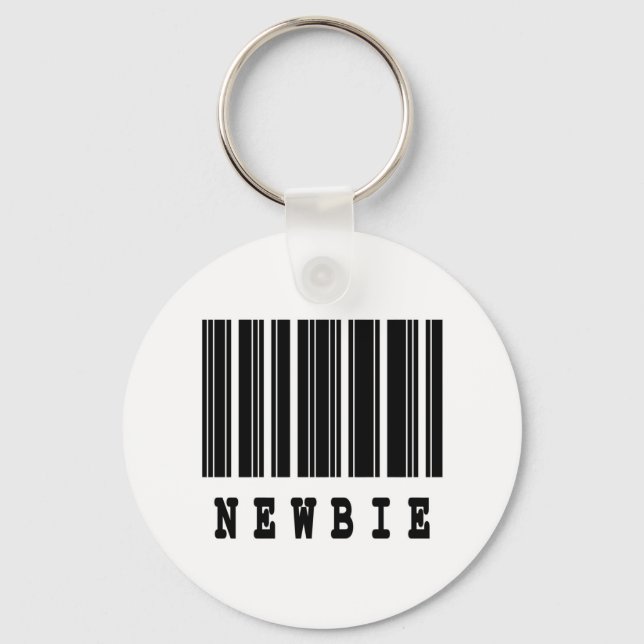 newbie barcode design key ring (Front)