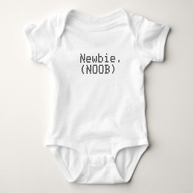  Newbie.(NOOB) Baby Thingy Bodysuit (Front)