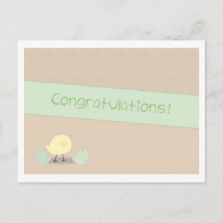 Newborn arrival  New baby, congratulations card