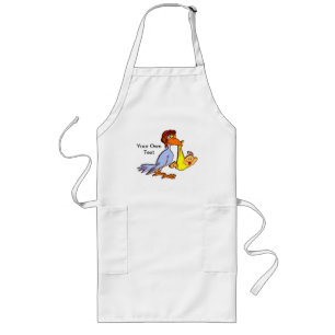 Newborn Baby Arrival - A Stork Delivery Long Apron
