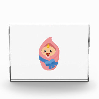 Newborn baby clipart photo block