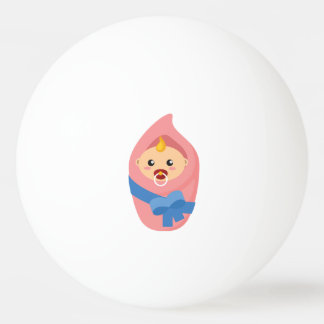 Newborn baby clipart ping pong ball