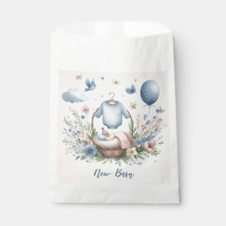 Newborn baby favour bags